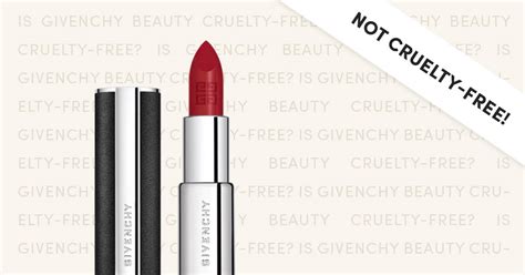 givenchy cosmetics animal testing|Is Givenchy Cruelty.